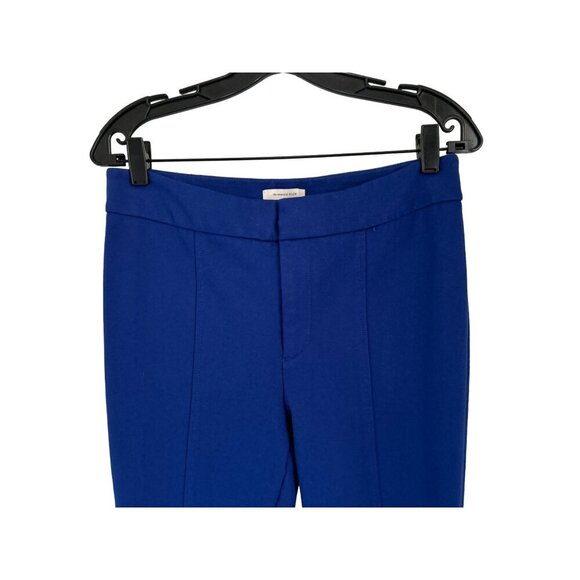 ANTHROPOLOGIE The Slim Essential Royal blue pants Size 8 - Picture 5 of 10